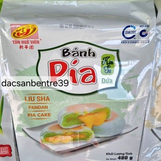 Bánh pía kim sa dứa trứng muối Tân Huê Viên ( bịch 480g, 12 bánh nhỏ )