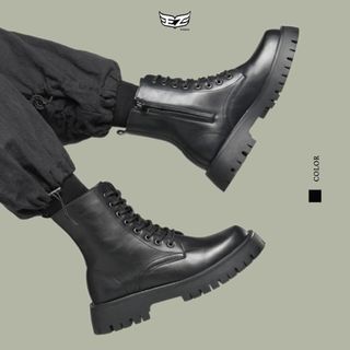 Giày đốc cổ cao tăng chiều cao - giày boots cổ cao - giày nam cổ cao - giày nữ cổ cao - ez woman