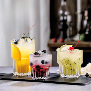 Ly thủy tinh sọc 2 tầng , cốc thủy tinh chịu nhiệt uống trà, cafe, sinh tố 160ml 250ml 320ml 480ml