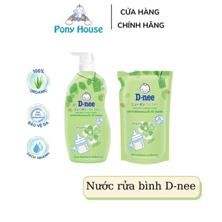 Nước Rửa Bình Sữa D-nee Organic Cho Bé Dạng Chai 620ML/ Túi 600ML Dnee Thái Lan Chính Hãng