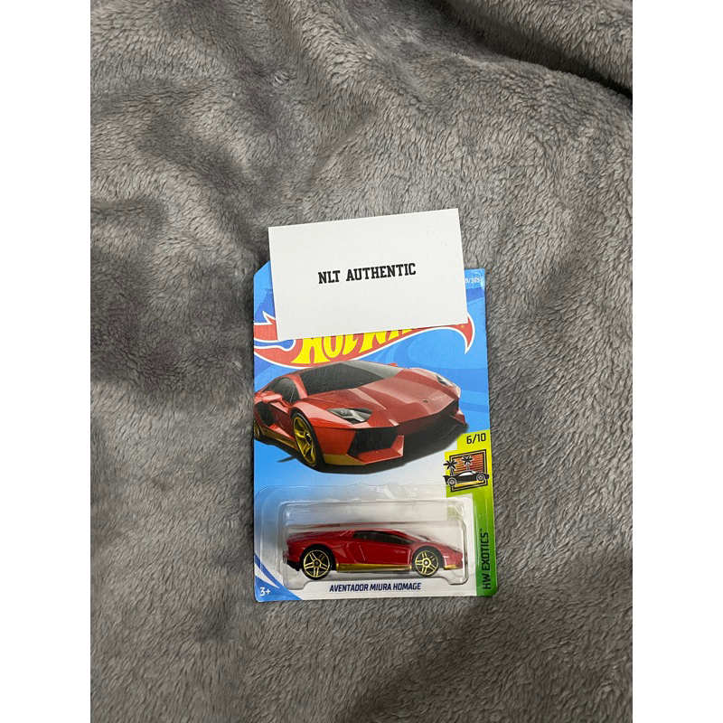 Xe mô hình hotwheels Lamborghini Aventador Miura Homage