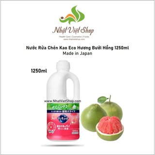 Nước rửa chén Kao Eco - Mẫu mới (Nhật)