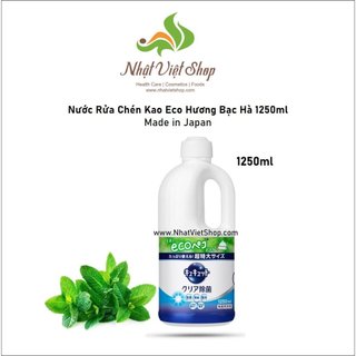 Nước rửa chén Kao Eco - Mẫu mới (Nhật)