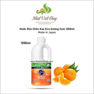 Nước rửa chén Kao Eco - Mẫu mới (Nhật)