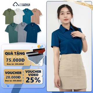 Áo Polo Nữ Coolmax thanh lịch sang trọng, thoáng mát thoải mái - Thương hiệu AMAX
