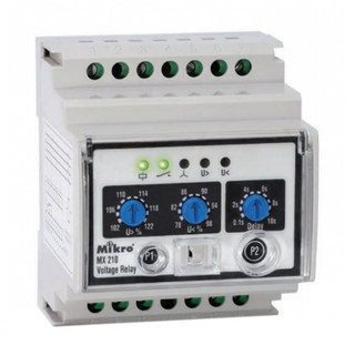 Rờ le bảo vệ điện áp đa tính năng như : quá áp, thấp áp , mất pha, thứ tự pha mikro mx210-415v