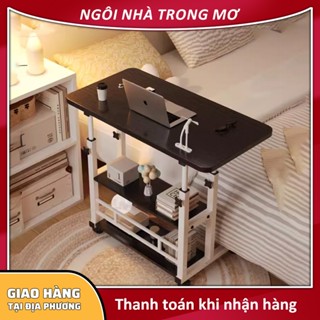 Bàn Nâng Hạ Chiều Cao Bàn Học Bàn Làm Việc  Bàn Rút Di Động Có Bánh Xe Bàn Rút 2 Tầng Hiện Đại
