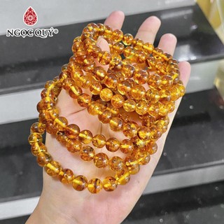 Vòng tay chuỗi hạt Hổ Phách - Ngọc Quý
