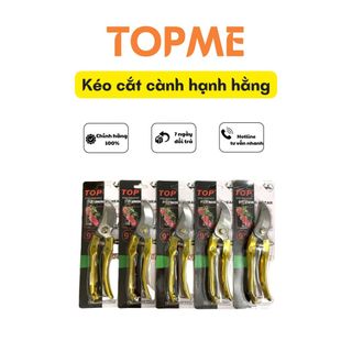 Kéo cắt cành cây, kéo bấm cành hạnh hăng, keo tỉa cành tay vàng đồng tặng kèm lò xo sơ cua