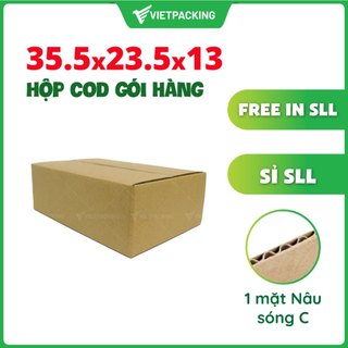 [XẢ KHO] 35.5x23.5x13 - 25 hộp carton giao hàng, đóng gói hàng hoá
