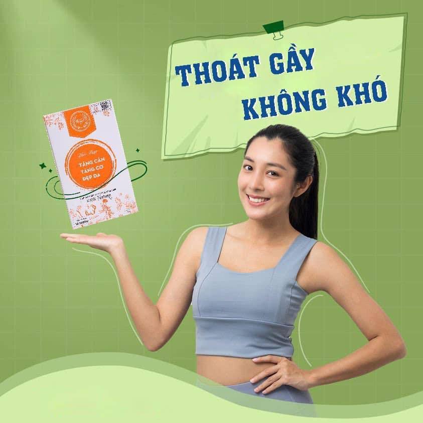 Tăng cân VINCENT liệu trình 15 ngày Chính Hãng hiệu quả an toàn không tích nước cho người gầy