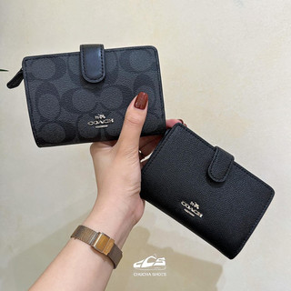 [Chính Hãng] Ví Coach Medium Corner Zip Chuchashoes