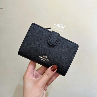 [Chính Hãng] Ví Coach Medium Corner Zip Chuchashoes