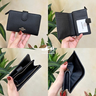 [Chính Hãng] Ví Coach Medium Corner Zip Chuchashoes