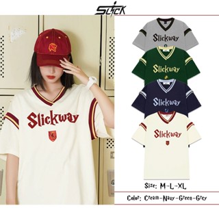 Áo Thun Cổ Tim Form Oversize Harry Guys Cotton 100% - Local Brand THE SLICK WAY