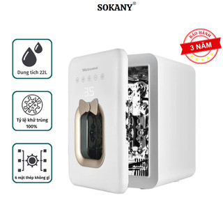 Máy sấy khô tiệt trùng đa năng cho bé Mitomo UV-MT99, 22L - Bảo hành 3 năm