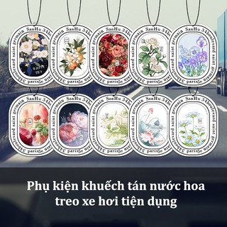 Phụ kiện khuếch tán nước hoa treo xe hơi tiện dụng