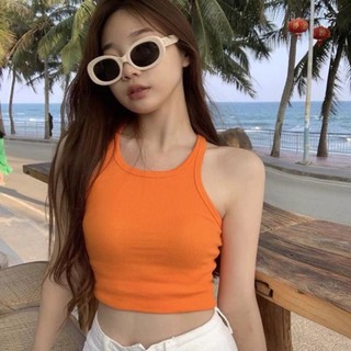 Áo sát nách Croptop .Áo ba lỗ thun gân