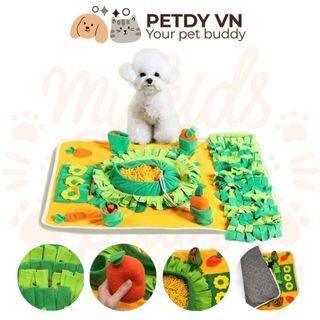 Vườn cà rốt rau củ thảm đồ chơi huấn luyện, nosework cho thú cưng chó mèo size lớn