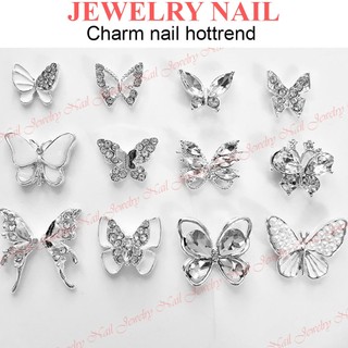 Charm bướm các mẫu charm nail gắn móng đính móng trang trí móng tay_Mix 1 Jewelry