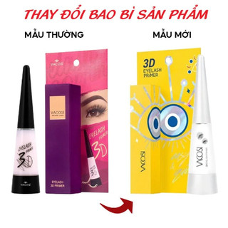 Keo dán mi giả Vacosi Natural Studio Eyelash 3D Primer VM12 8ml Mẫu Mới