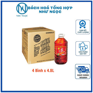Thùng 4 bình - nước mắm nam ngư siêu tiết kiệm bình 4.8l - bách hóa tổng hợp như ngọc