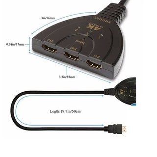 Cáp gộp tín hiệu HDMI 3 vào 1 ra