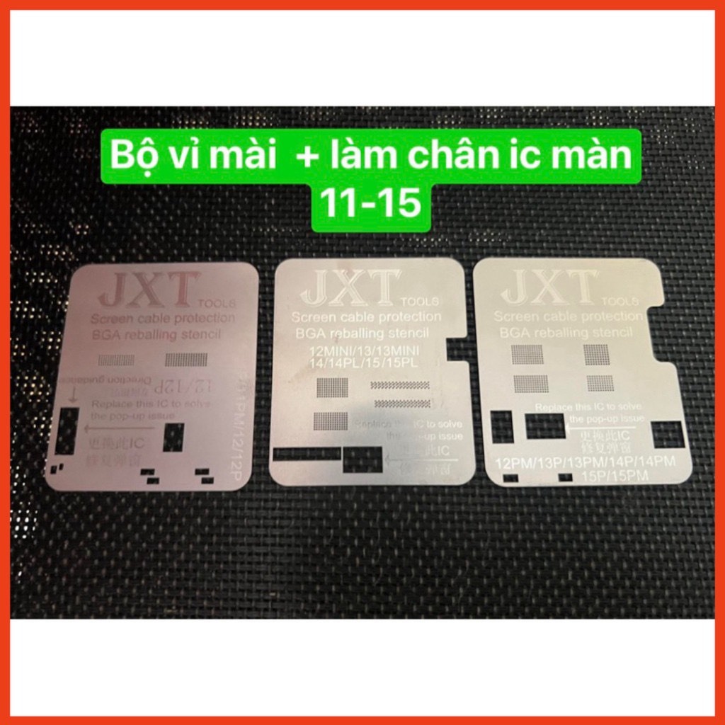 combo 3 vỉ mài + làm chân ic dòng 11 đến 15