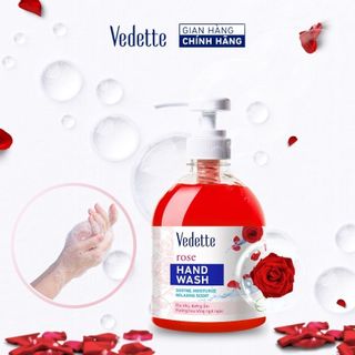 Nước rửa tay hương hoa hồng Vedette 500ml