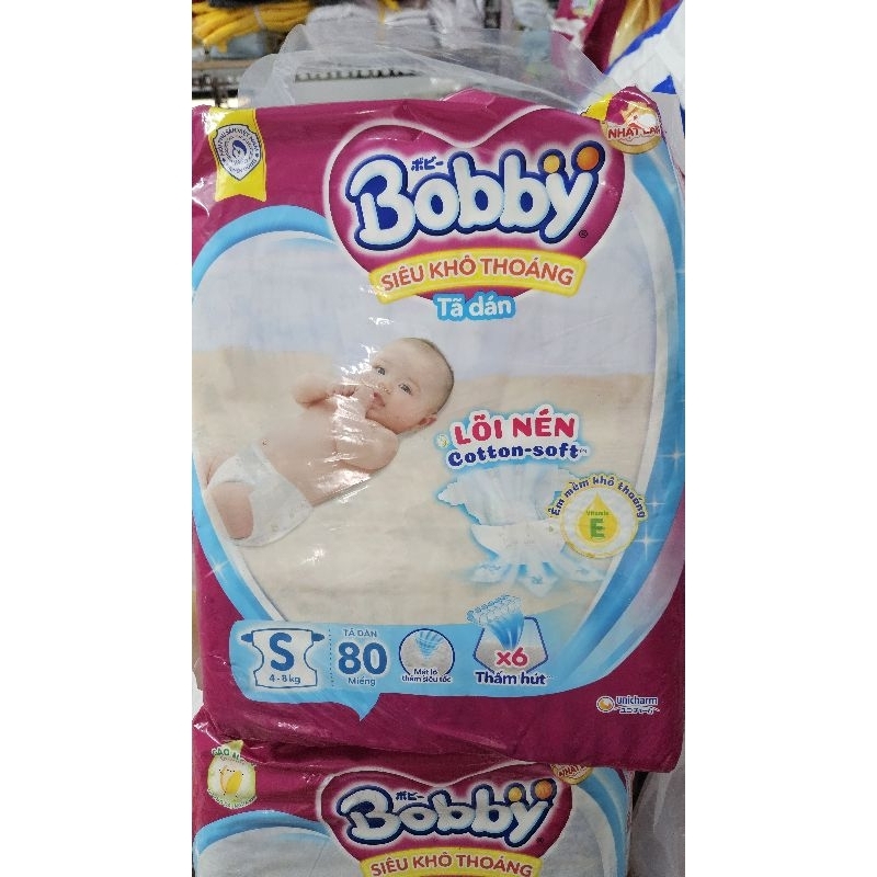 TÃ DÁN BOBBY COTTON SOFT 3MM. XS70+4,  S80+2, M76 DATE 2029