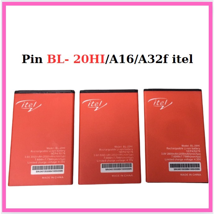 Pin BL- 20HI/A16/A32f itel