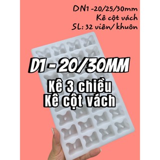  Bộ 5 khuôn nhựa đúc con kê bê tông đa năng D1 20 25 30mm  dùng cho cột vách dầm giằng siêu bền CHẤT LƯỢNG tại Hà Nội 