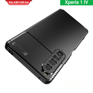 Ốp lưng Sony Xperia 1 IV vân rằn ri hiệu Auto Focus chống sốc bảo vệ toàn diện