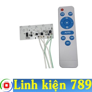 Mạch điều khiển đèn LED năng lượng mặt trời gồm mạch và remote - Linhkien789
