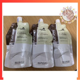 Dầu Hấp - Ủ Tóc - Xả Phục Hồi Tóc Collagen Karseell Maca Túi 500ml