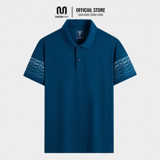 Áo Plo Nam INSIDEMEN Tay Ngắn Họa Tiết In Slim fit IPS006AZ