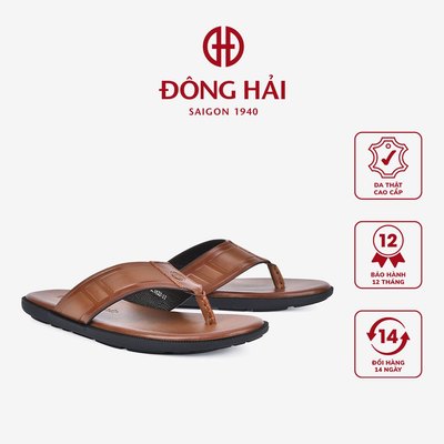 Dép Kẹp Xỏ Ngón Nam Đông Hải Quai To Dập Viền - D1820