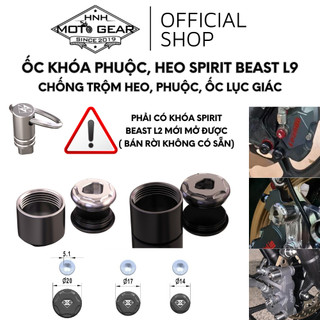 Chụp ốc chống trộm heo, phuộc,ốc lục giác 8mm tới 10mm spirit beast l9