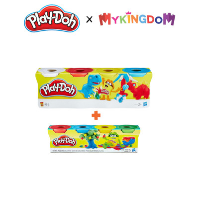 Đồ Chơi PLAY-DOH Combo Bột Nặn 4 Màu Và Bột Nặn  4 Màu Mini CBB5517-23241-33 - Giao hàng ngẫu nhiên