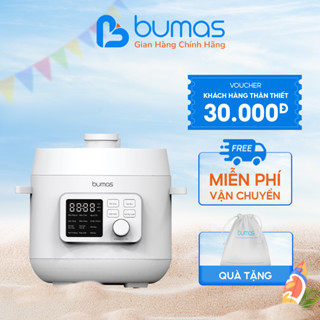 Nồi Áp Suất Điện Đa Năng BUMAS K01 - Dung Tích 3L, 12 Chế Độ Nấu, Áp Suất Cao, Hầm Nhừ Siêu Tốc