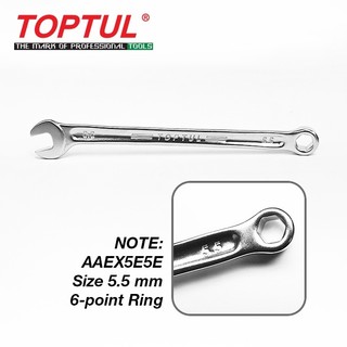 Cờ lê vòng miệng 5.5-21mm toptul model: aaex series