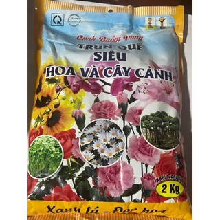 Phân trùn quế siêu hoa cây cảnh 2kg, Phân trùn quế nguyên chất, phân trùn quế chuyên dùng cho hoa và cây cảnh