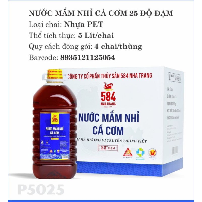 584 Nha Trang 25 đạm 5 Lít