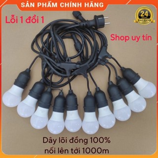 [BH 1 Năm]Dây Đèn 5M 10 Bóng ,10M 20 Bóng, Bóng 3W, 5W, 1W Nháy Đổi Màu RGB ,Dây Đèn Led Trang Trí Ngoài Trời Chống Nước