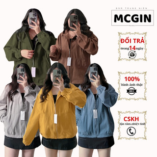 Áo Khoác Kaki Nón 1 Lớp Form Rộng Chống Nắng Cực Tốt | MCGIN
