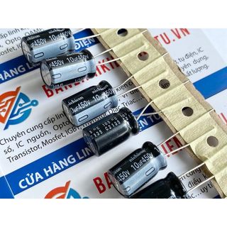 Tụ hóa nichicon 10uf 450v kích thước 10x16mm