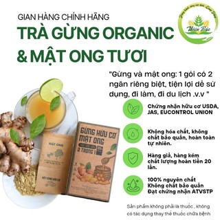 QUÀ TẶNG 2 GÓI TRÀ GỪNG MẬT ONG TƯƠI - Thiện Bảo