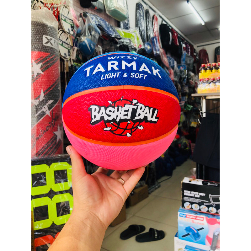bóng rổ da size 5 ( tặng lưới đựng+kim bơm)