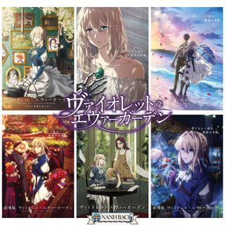 Poster anime Violet Evergarden Dán Tường khổ giấy A4 Chống Thấm Nước- -Poster dán tường -Poster anime