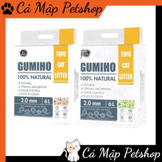 Cát đậu nành cho mèo Gumiho, Cát đậu nành Gumiho Tofu cho mèo - Túi 6L